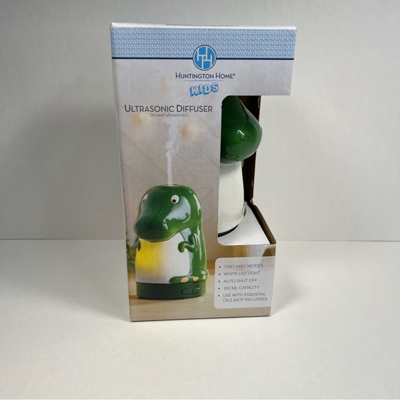 Ultrasonic Diffuser Dinosaur Huntington Home Kids 100ml NIB - Picture 5 of 8